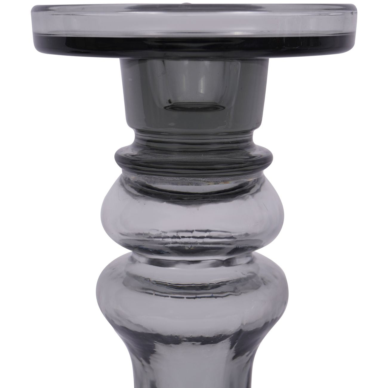 Vitrum Smoked Glass Candle Holder | Extra Large